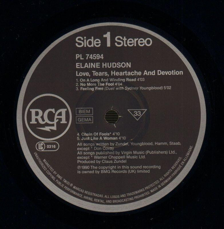 Love, Tears, Heartache & Devotion-RCA-Vinyl LP-Ex-/VG
