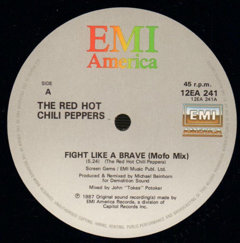 Fight Like A Brave-EMI-12" Vinyl-VG/VG