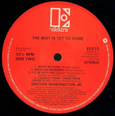 The Best Is Yet To Come-Elektra-Vinyl LP-Ex/NM