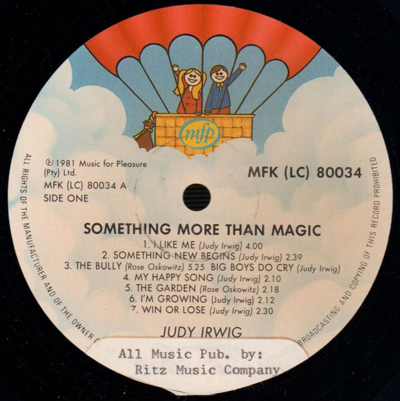 Something More Than Magic-MFP-Vinyl LP-VG/Ex