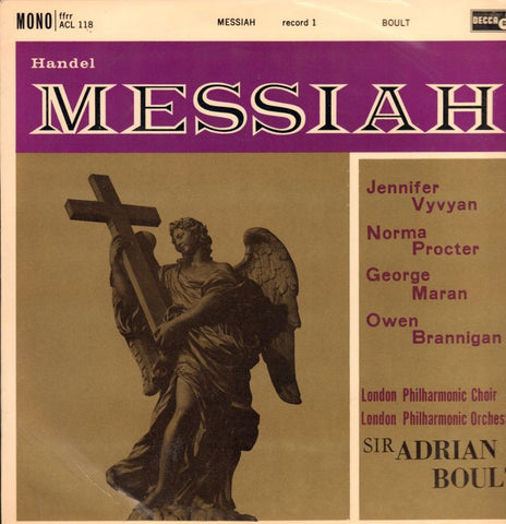 Handel-Messiah Record 1-Decca-Vinyl LP