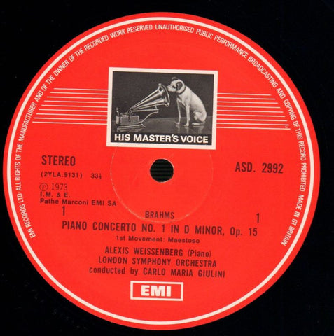 Piano Concerto No.1-HMV-Vinyl LP-VG+/Ex