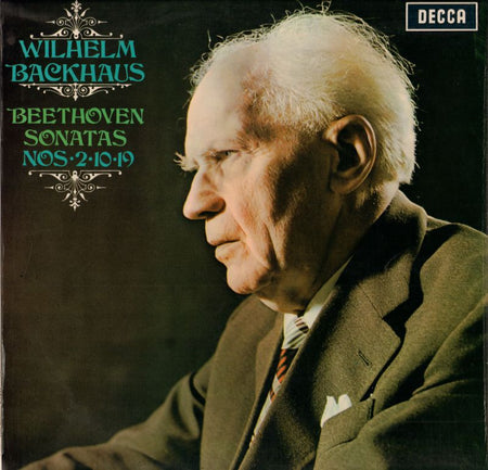 Piano Sonatas/ Wilhelm Backhaus-Decca-Vinyl LP