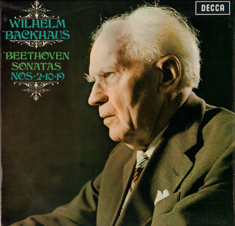 Piano Sonatas/ Wilhelm Backhaus-Decca-Vinyl LP