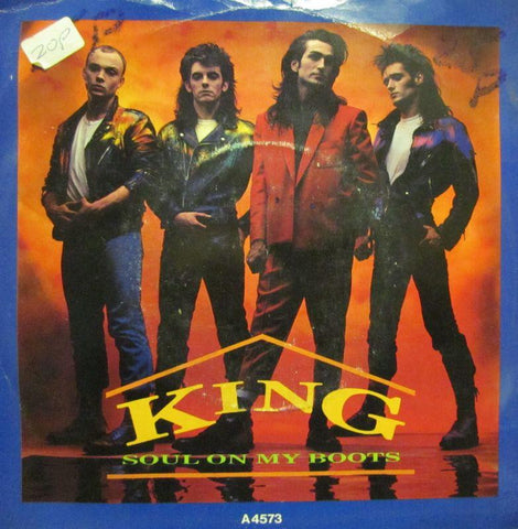 King-Soul On My Boots-CBS-7" Vinyl