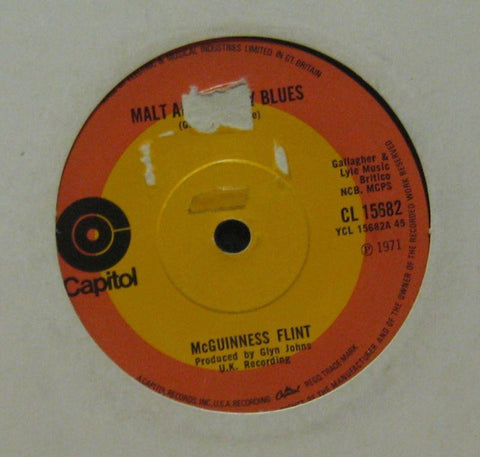 McGuinness Flint-Malt And Barley Blues-Capitol-7" Vinyl