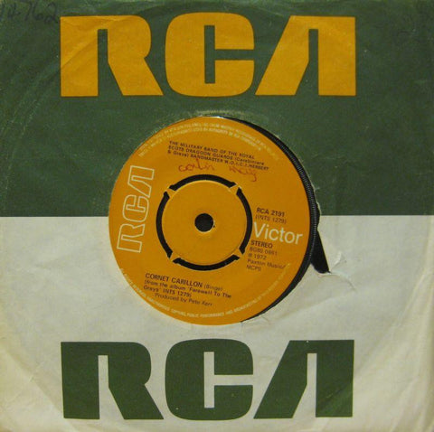 The Royal Scots Dragoon Guards-Cornet Carillon-RCA Victor-7" Vinyl
