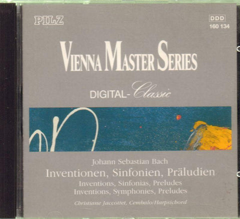 Bach-Invention, Sinfonien, Praludien-CD Album