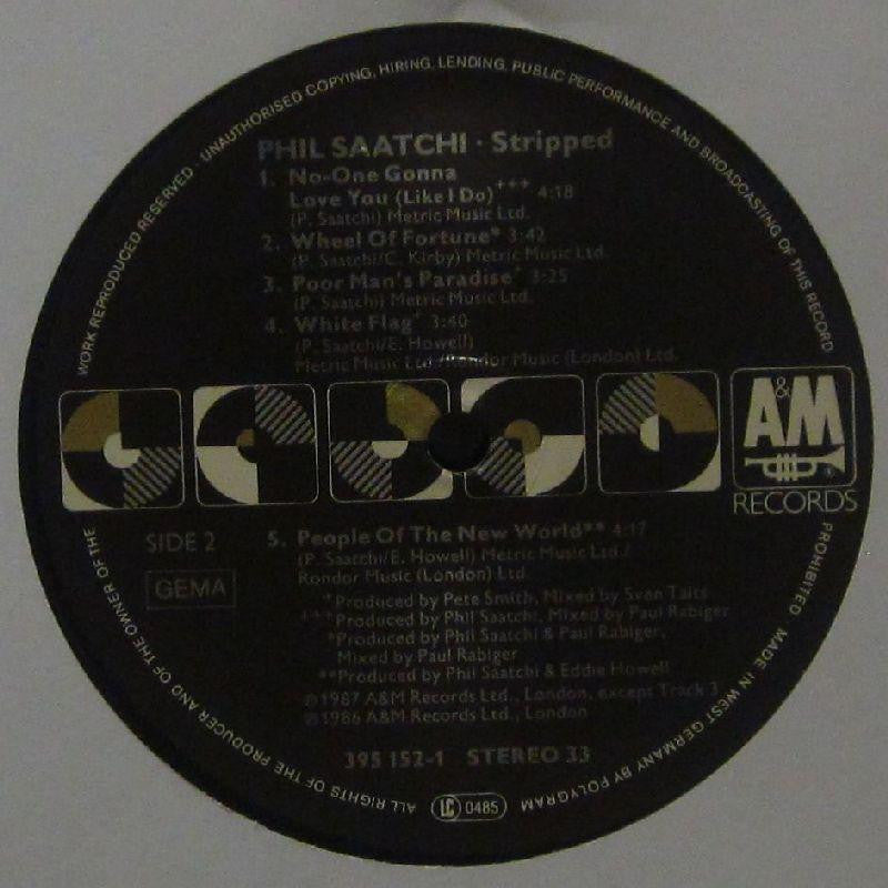 Phil Saatchi-Stripped-A & M-Vinyl LP