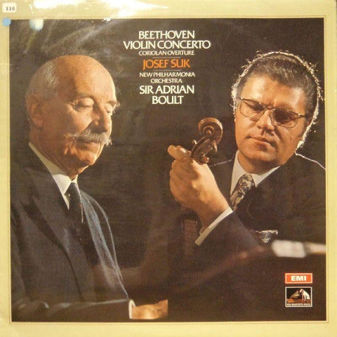 Beethoven-Violin Concerto/Coriolan Overture-EMI-Vinyl LP