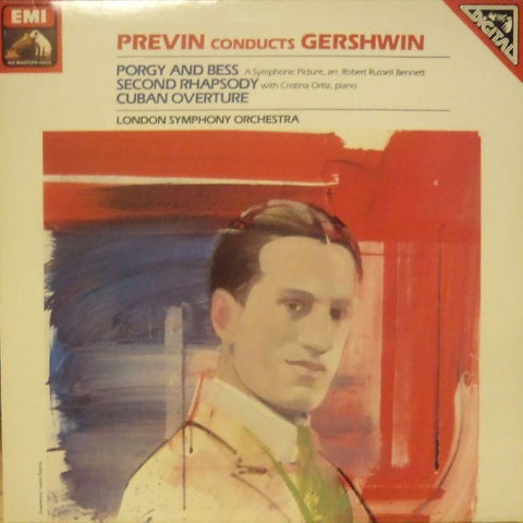 Previn-Conducts Gerwin-HMV-Vinyl LP Gatefold