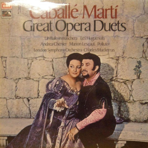 Caballe Marrti-Great Opera Duets-HMV-Vinyl LP