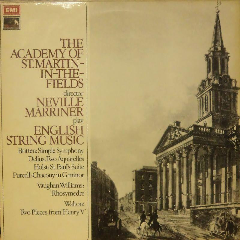 The Academy of St Martin In The Fields-English String Music-HMV-Vinyl LP