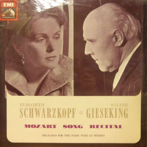 Elisabeth Schwarzkopf-Mozart Song Recital-HMV-Vinyl LP
