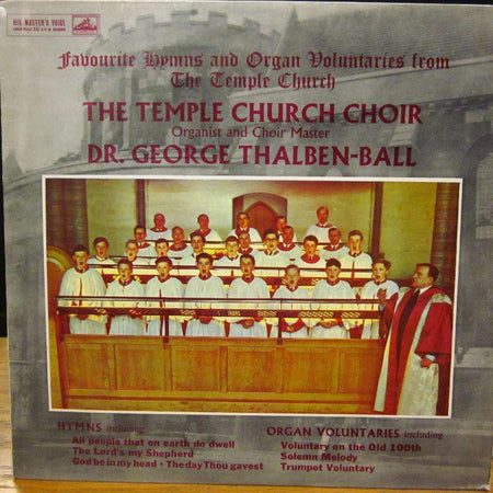 The Temple Church Choir-Favourite Hymns And Organ Voluntaries-HMV-Vinyl LP