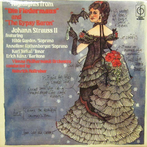 Strauss-Highlights From Die Fiedermuas & The Gypsy Baron-Classics For Pleasure-Vinyl LP