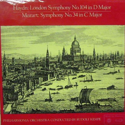 Haydn/Mozart-London Symphony/Symphony No.34-Classics For Pleasure-Vinyl LP