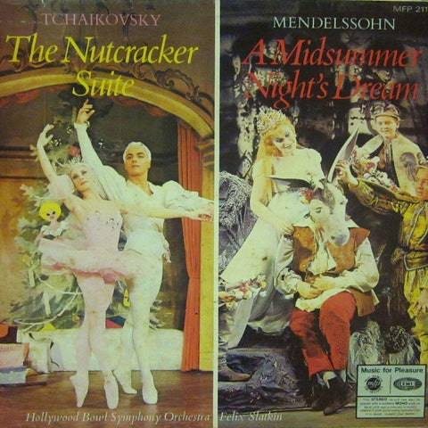 Tchaikovsky/Mendelssohn-The Nutcracker Suite/A Midsummer Night's Dream-Classics For Pleasure-Vinyl LP