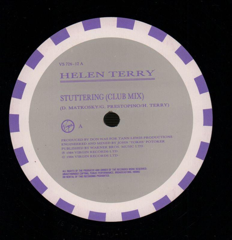 Stuttering-Virgin-12" Vinyl P/S-VG/VG+