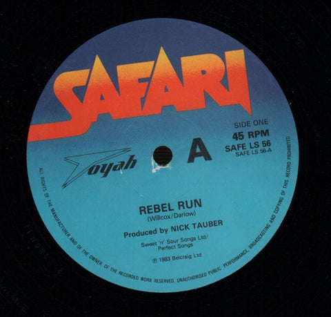 Rebel Run-Safari-12" Vinyl P/S-G/VG