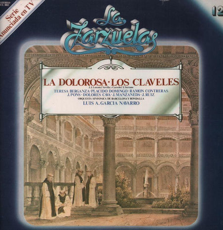 La Zarzuelas-La Dolorosa Los Claveles Navarro-Zacosa-Vinyl LP