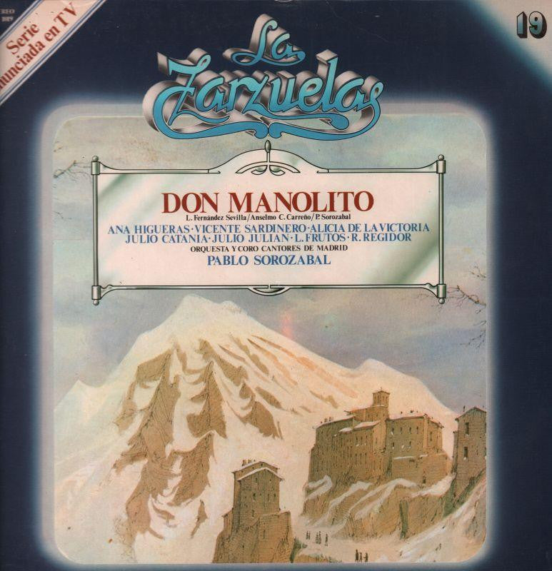 La Zarzuelas-Don Manolito Sorozabal-Zacosa-Vinyl LP
