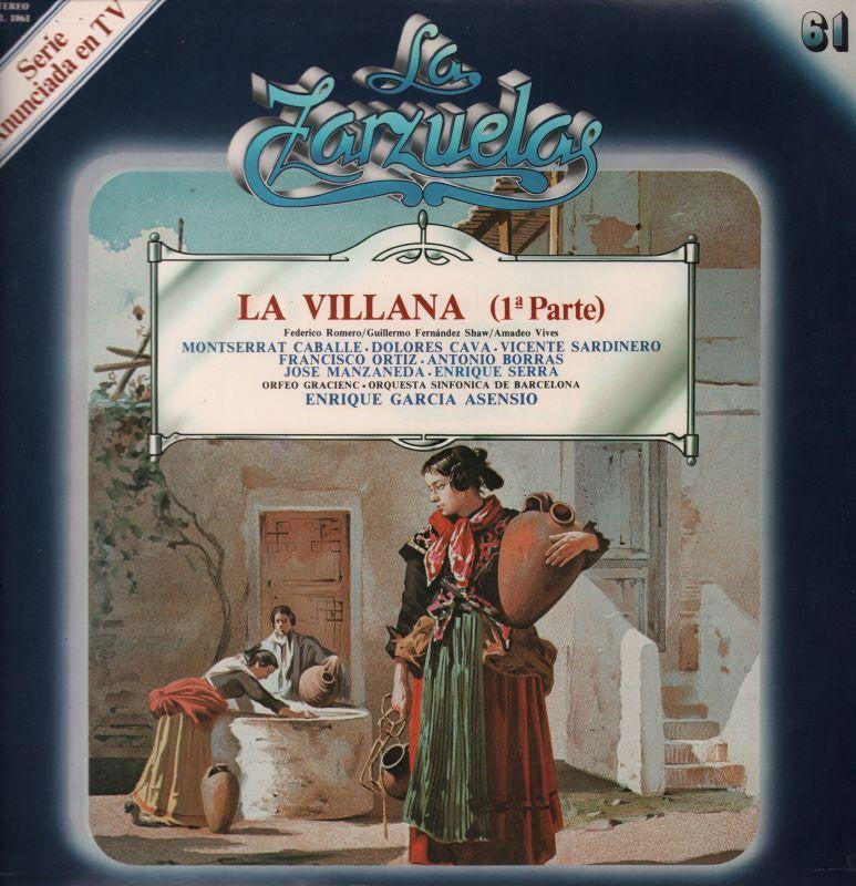 La Zarzuelas-La Villana 1 Parte Asensio-Zacosa-Vinyl LP