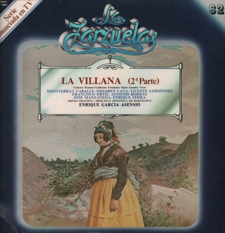La Zarzuelas-La Villana 2a Parte Asensio-Zacosa-Vinyl LP