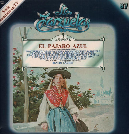 La Zarzuelas-El Pajaro Azul Benito Lauret-Zacosa-Vinyl LP