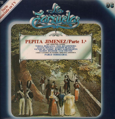 La Zarzuelas-Pepita Jimenez Parte 1 Sorozabal-Zacosa-Vinyl LP