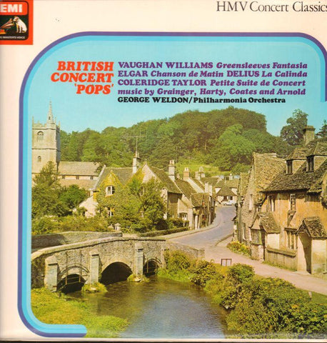 Vaughan Williams/Elgar-British Concert Pops George Weldon-EMI-Vinyl LP