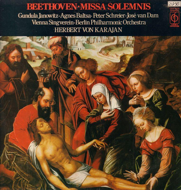 Beethoven-Missa Solemnis Karajan-EMI-2x12" Vinyl LP Gatefold