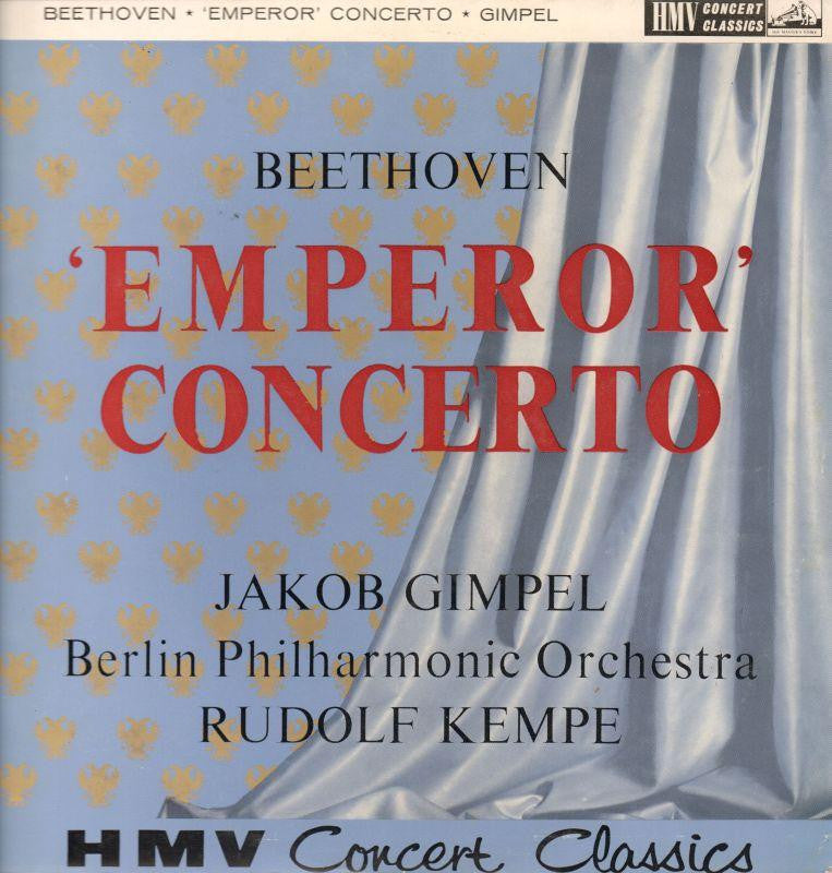 Beethoven-Emperor Concerto Jakob Gimpel-EMI-Vinyl LP