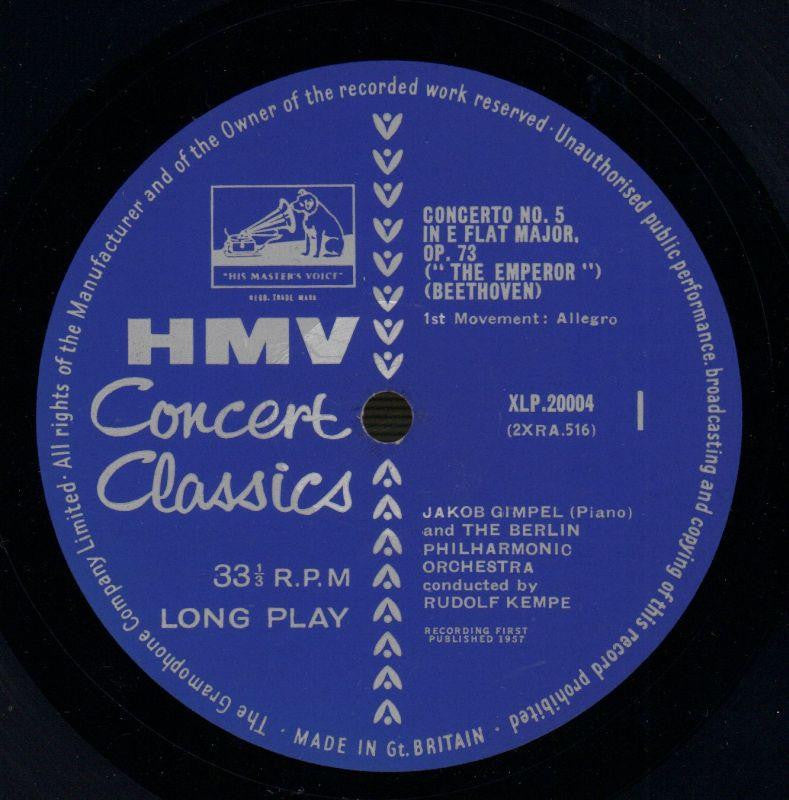 Emperor Concerto Jakob Gimpel-EMI-Vinyl LP-VG/VG+