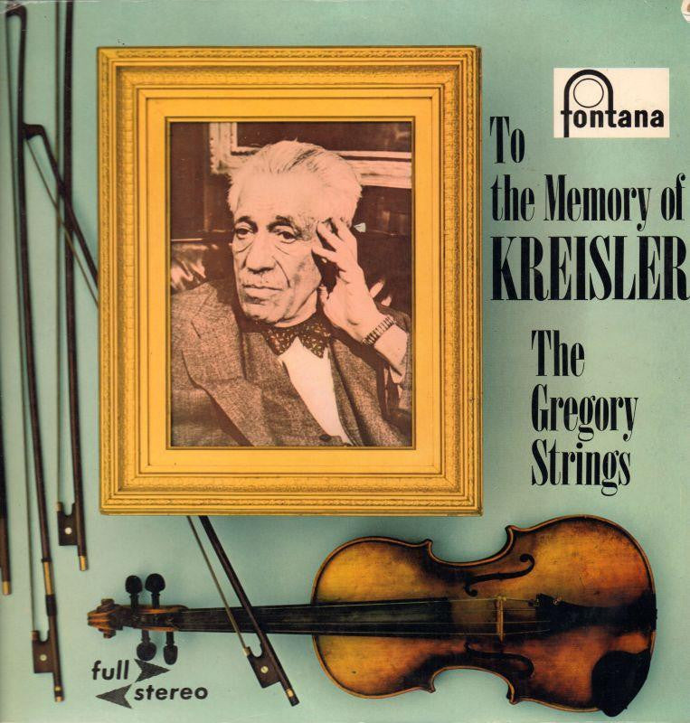 The Gregory Strings-To The Memory Of Kreisler-Fontana-Vinyl LP-VG/VG