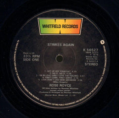 Strikes Again-Whitfield-Vinyl LP Gatefold-VG/VG