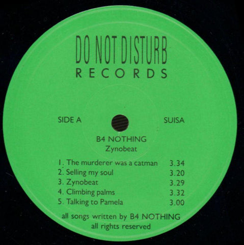 Zynobeat-Do Not Disturb-Vinyl LP-VG/VG