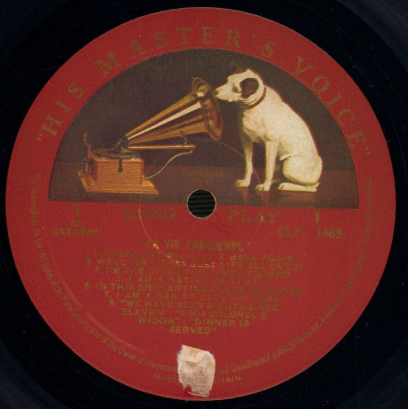 Offenbach-La Vie Parisenne-HMV-Vinyl LP-VG+/VG+