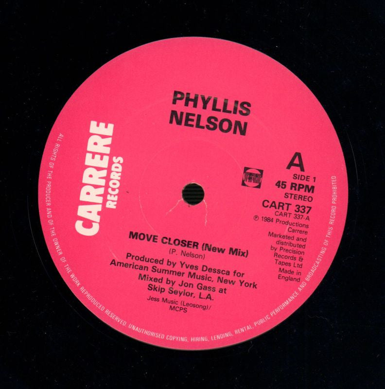 Move Closer-Carrere-12" Vinyl-VG/Ex