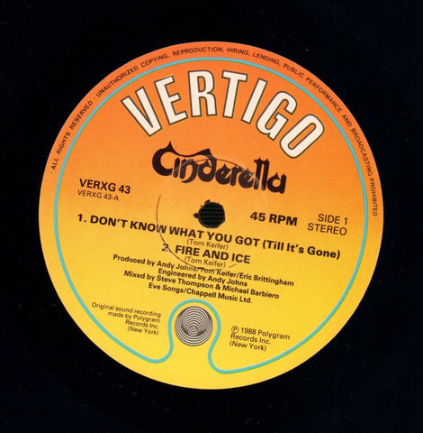 Don't Know What You Got-Vertigo-12" Vinyl Gatefold-VG/Ex