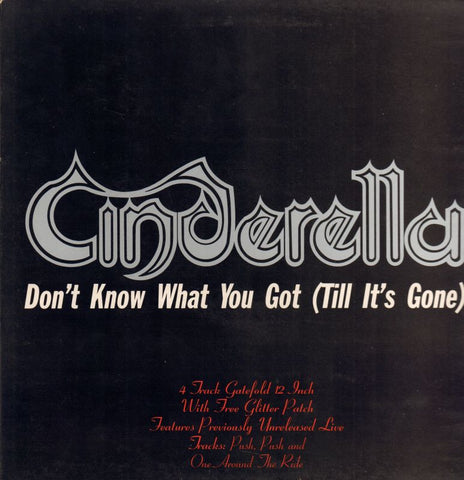 Cinderella-Don't Know What You Got-Vertigo-12" Vinyl Gatefold