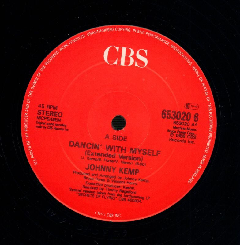Dancin With Myself-CBS-12" Vinyl-VG/VG