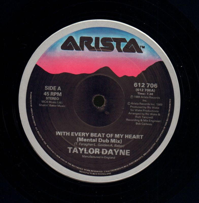 With Every Beat Of My Heart-Arista-12" Vinyl-VG/Ex