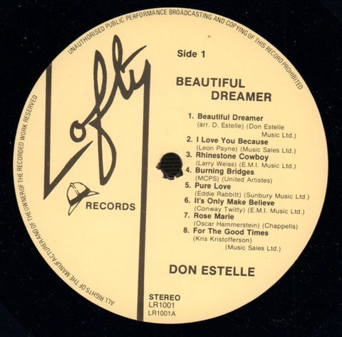 Beautiful Dreamer-Lofty-Vinyl LP-VG/Ex