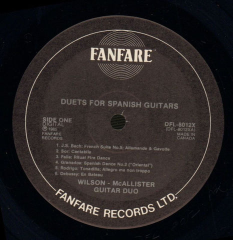 Duets For Spanish Guitars-Fanfare-Vinyl LP-VG/Ex