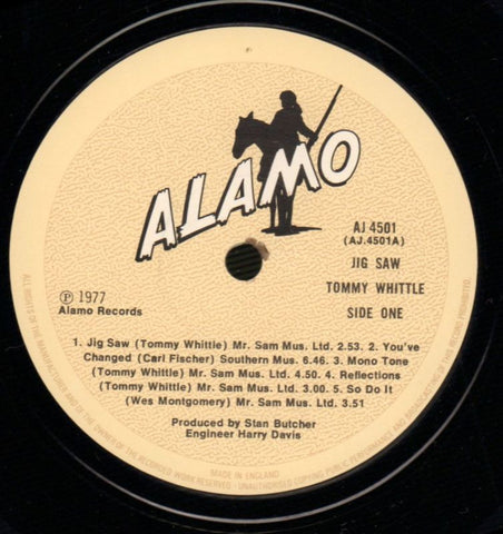 Jigsaw-Alamo-Vinyl LP-VG+/Ex