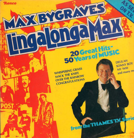 Max Bygraves-Lingalongamax-Ronco-Vinyl LP
