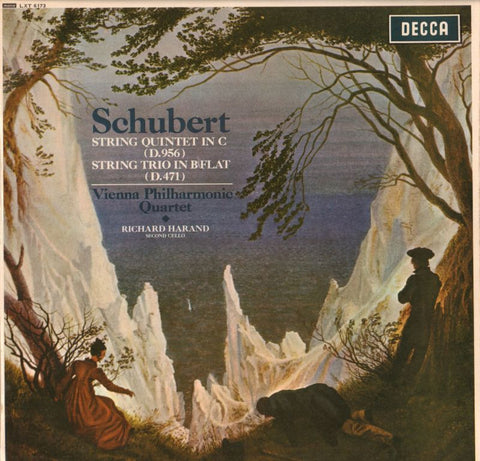 SchubertString Quintet-Vienna Philharmonic-Decca-Vinyl LP-VG+/Ex