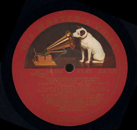 Die Fledermaus-Sadler's Wells-HMV-Vinyl LP-VG+/Ex