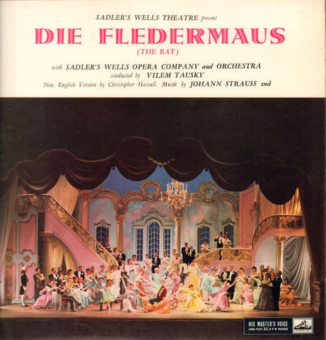 StraussDie Fledermaus-Sadler's Wells-HMV-Vinyl LP-VG+/Ex